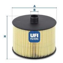 UFI 2602200 - FILTRO GASOIL CITROEN FIAT FO