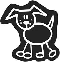 ABCPARTS ADH06670 - ADHESIVO FAMILIA PERRO