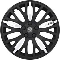 ABCPARTS SPC1551L - TAPACUB.SPC LEGGERA 15" NEGRO/PLATA