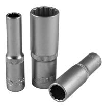 JBM 10177 - VASO 50MM LARGO, 9MM 12 CANTOS 1/4"