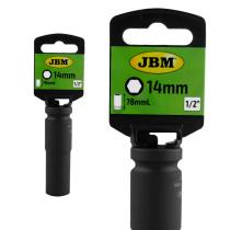 JBM 14737 - VASO DE IMPACTO LARGO HEX. 1/2" 14M