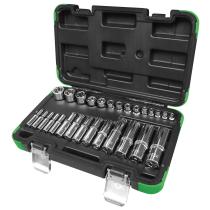 JBM 53061 - SET 28 VASOS TORX CORTOS Y LARGOS