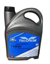 REC-OFICIAL REC66036 - 75W80 5L GEAR MINEOIL 75W80GL-4/GL-5, MB 235.6