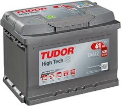 TUDOR TA612 - BATERIA 12V 61AH 600A +D 242X175X17