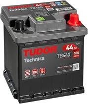 TUDOR TB440 - BATERIA 12V 44AH 400A +D 175X175X19