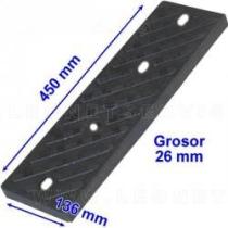ALPOWE 551810 - TACO DE GOMA PROTECTOR LATERAL DESMONTADORA 450X136X26