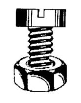 FERRCASH 124358 - TORNILLO R/METR. 84 03X30MM M3