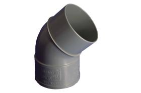 FERRCASH 100040 - CODO EVAC M-H 45º 110MMØ PVC