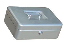 FERRCASH 99778 - CAJA 200X160X90MM PLATA