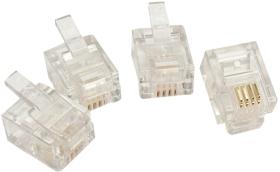 FERRCASH 45451 - CONECTOR 6P4C 10 PZ