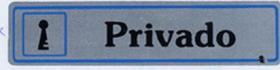 FERRCASH 51435 - PLACA ADH PRIVADO 175X040MM