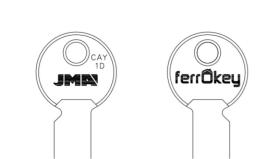 FERRCASH 123006 - LLAVE ACERO FERROKEY CAY-1D