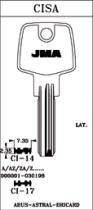 FERRCASH 24316 - LLAVE LATON JMA CI-14