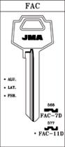 FERRCASH 24340 - LLAVE ALUMINIO JMA FAC-11D ORO