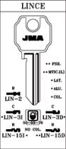 FERRCASH 24365 - LLAVE ALUMINIO JMA LIN-15D ORO