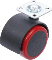 BGS 80336 - RUEDAS DE DIRECCION DOBLESªROJAS/NE