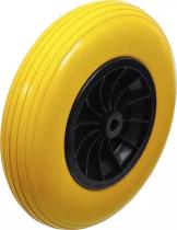 BGS 80657 - RUEDA DE CARRETILLAªPU,AMARILLA|400