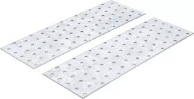BGS 80788 - SURTIDO DE CHAPAS PERFORADAS DE ACERO | 300 X 100 X 2 MM |