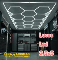 JBM 54805 - SET LUCES EXAGONALES PARA TECHO 2.5X5